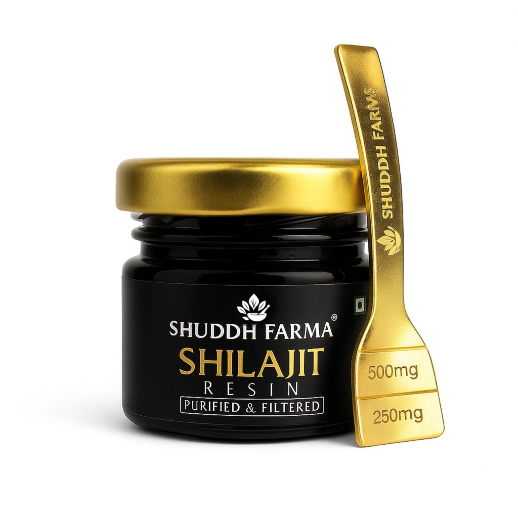 Shuddh Farma Pure Himalayan Shilajit Resin | 70–75% Fulvic Acid | 85+ Trace Minerals | Lab-Tested | Energy, Stamina & Strength | Purified & Filtered |